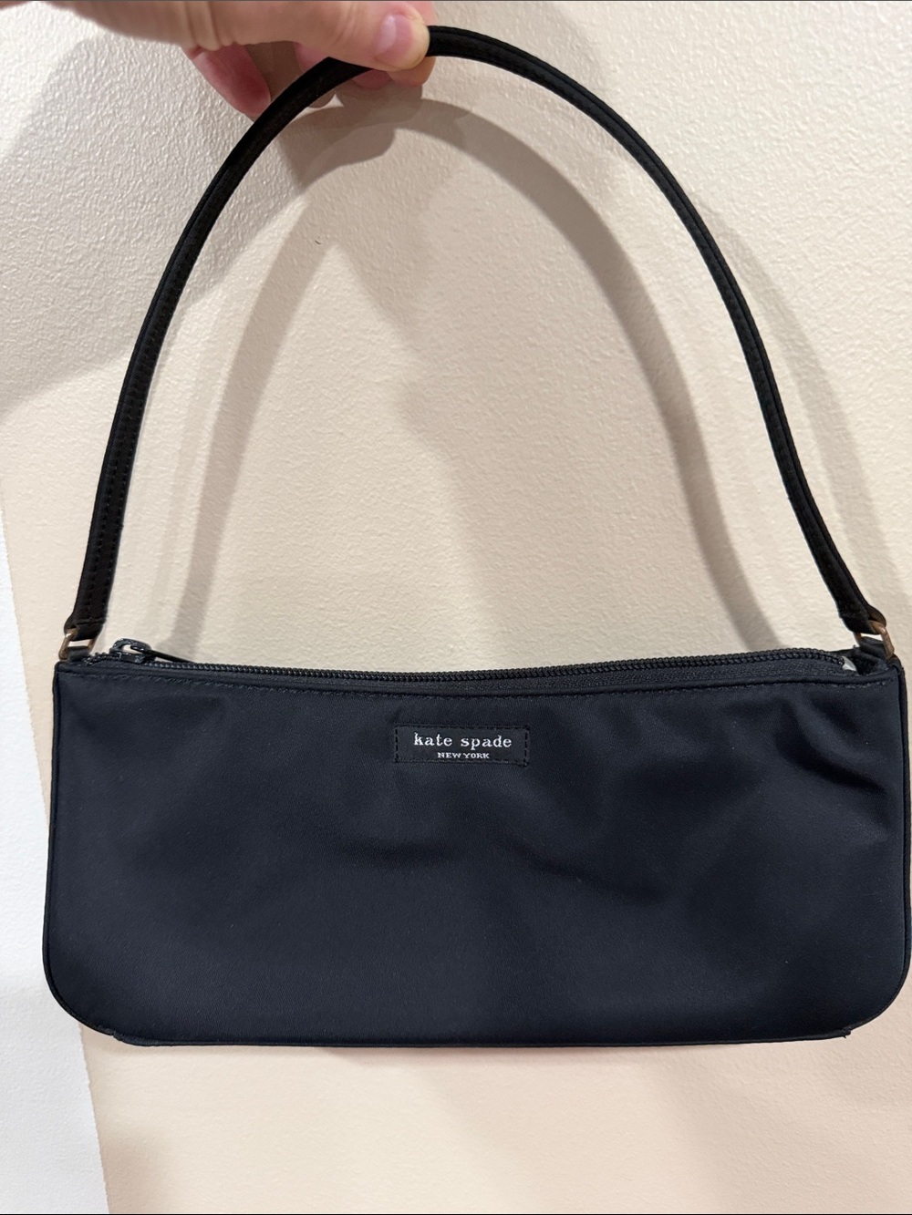 kate spade Black Nylon Shoulder Bag with Single Strap